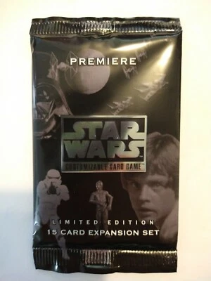 Star Wars CCG Decipher Premiere Limited Edition Booster Pack New Sealed - Image 1 of 2