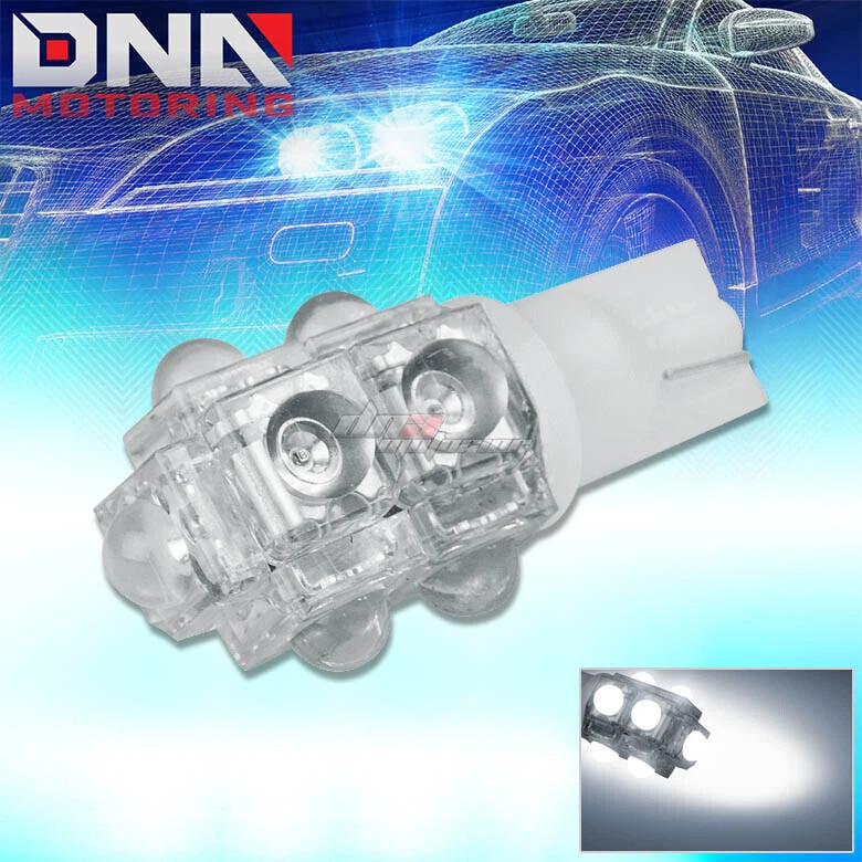 9 X SUPER FLUX LED T10 W5W 194 EXTRA BRILLANTE BLANCO INTERIOR CÚPULA CUÑA BOMBILLA Foto 1 de 1