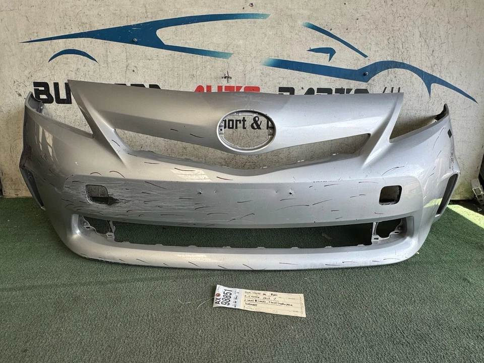 Parachoques delantero Toyota Prius V 2012 2013 2014 OEM AX98851 con pequeñas grietas Foto 1 de 4