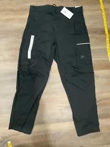 NIKE Tech Essentials Pantaloni Cargo Utility Tessuto Nero dd7034 010 Uomo Taglia 34 - Foto 1 di 8