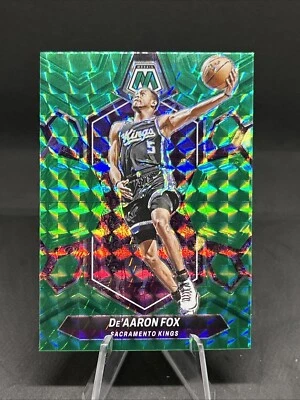 De'Aaron Fox 2023-24 Panini Mosaic #163 Green Sacramento Kings - Image 1 of 2
