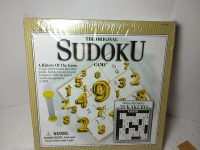 Suduko Board Game Puzzle Game, Original Suduko, New Factory Sealed  - Image 1 of 3
