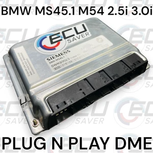🔥 BMW MS45.1 Plug N' Play DME, EWS DELETED / 7 541 336 / E46 E60 X3 2.5i 3.0i🔥 - Picture 1 of 3