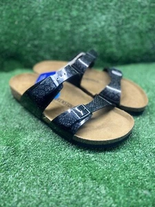 Birkenstock Arizona Damen Sandalen 10 (41) Dunkelblau Glitzer - Bild 1 von 10