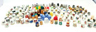VINTAGE LOT 160+ THIMBLES Porcelain Ceramic Pewter Wood And Metal Sew Darn Quilt