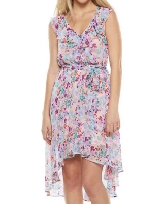 Vestido floral alto bajo de Cenicienta LC Lauren Conrad Disney para mujer talla mediana de encaje Foto 1 de 4