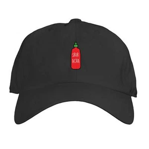 Sombrero de papá bordado de salsa caliente Sriracha talla única ajustable para hombre mujer unisex - Imagen 1 de 10
