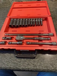 Snap On 206afsp 212sfsmy 3/8 drive set in case - Bild 1 von 9