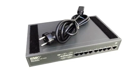 SMC EZ Hub 10-100 5608DS 8 Ports Dual Speed Switch - Image 1 of 3