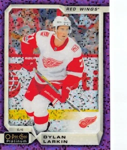 2018-19 O-Pee-Chee Platinum Violet Pixels #3 Dylan Larkin - Picture 1 of 2