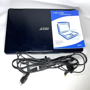Acer Aspire 5332 intel 2.2ghz 3gb Ram Powers On When Plugged In Parts Or Repair - Picture 1 of 15
