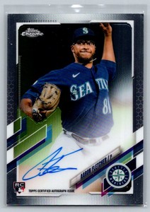 Aaron Fletcher Topps Chrome 2021 RA-AF Seattle Mariners AUTO RC