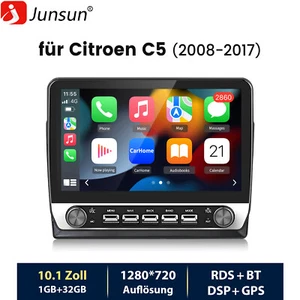 10.1'' Android13 Autoradio Carplay GPS Navi WIFI BT SWC Für Citroen C5 2008-2016 - Bild 1 von 17