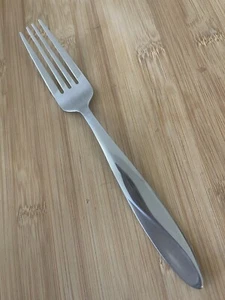 "Horquilla de cena Oneida SIMMER Frost mango brillante punta de acero inoxidable 8"" ¡NUEVA! - Imagen 1 de 2