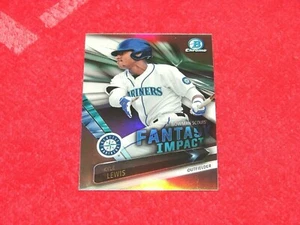 KYLE LEWIS MARINERS 2016 BOWMAN CHROME DRAFT SCOUT'S FANTASY IMPACT (B-3016) - Picture 1 of 1