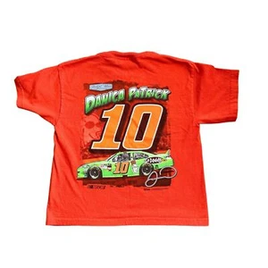 Vtg Youth Hase Athletics NASCAR Danica Patrick #10 front and back TShirt XS - Picture 1 of 8