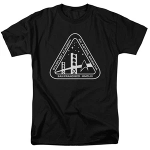 Star Trek White Academy Logo T-Shirt Sizes S-3X NEW - Picture 1 of 2