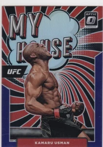2022 Panini Donruss Optic UFC - My House Purple Prizm #6 KAMARU USMAN - Picture 1 of 1