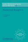 Lms: 10 Numerical Ranges Ii (London Ma... By Bonsall, F. F. Paperback / Softback