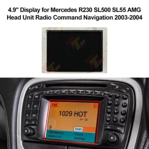 Display for Mercedes R230 SL500 SL55 AMG Head Unit Radio Command 2.0 Navigation - Picture 1 of 2