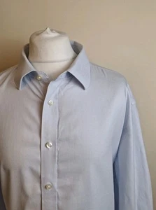 Charles Tyrwhitt Shirt Light Blue Oxford 20" - 37" Regular Fit Non Iron - Picture 1 of 5