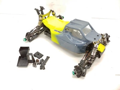Serpent S811T-E "Cobra E" 1/8 RC Racing Truggy Roller Slider Chassis w/ Body Use - Image 1 of 4