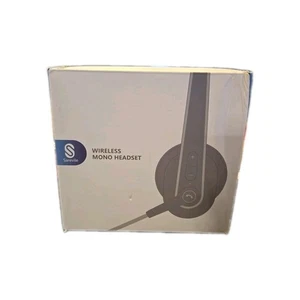 Sarevile Wireless Mono Headset M99+ Bluetooth USB Dongle Mic PC Phone Black - Picture 1 of 2