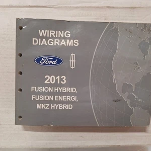 2013 Fusion Hybrid Energi MKZ Hybrid Wiring Diagram FCS-21028-13 OEM Schematic - Picture 1 of 5