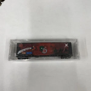 Micro Trains Line Feliz Navidad Special Run N Scale Box Car Christmas USA 2014 - Picture 1 of 9