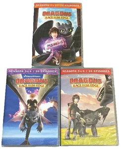 Dragons Race to the Edge on DVD. Seasons 1-6. (How to train your dragon) - Picture 1 of 7