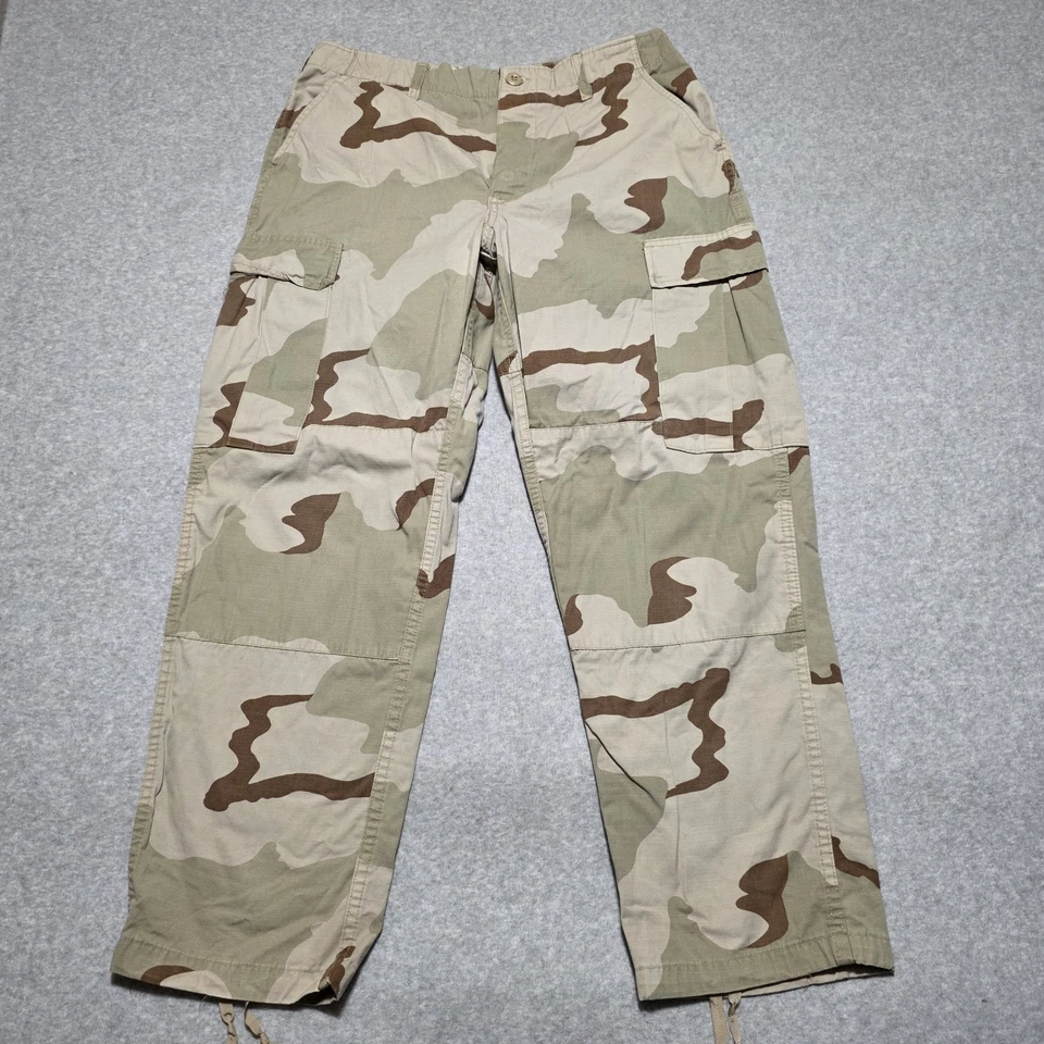 Pantalones de Carga Desert Camo DCU Medianos Cortos Ejército Combate Para Hombres USGI Foto 1 de 4