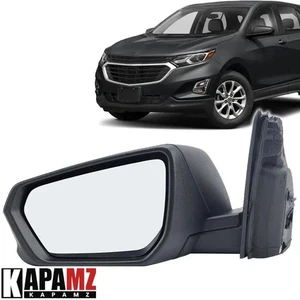Left Power Mirror for Chevrolet Equinox GMC Terrain 2018-2022 Textured Black - Picture 1 of 11