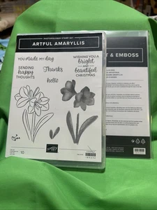 Stampin up Photopolymer Stempel & Stanzen im Ruhestand - Kunstvolle Amaryllis - Neu - Bild 1 von 2