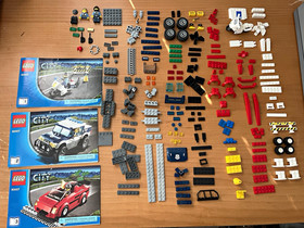 LEGO City Police 60007 High Speed Chase 283pc Incomplete w/ Box & Manuals