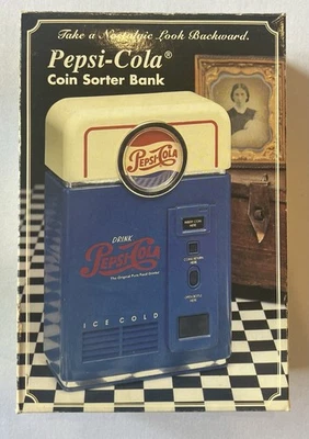Banco de inicio de monedas Pepsi Cola - Hucha retro - Estilo retro Foto 1 de 4