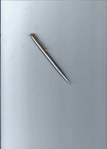 Vintage Parker 61 Brushed Stainless Steel & Gold Trim Twist Mechanical Pencil - Picture 1 of 5