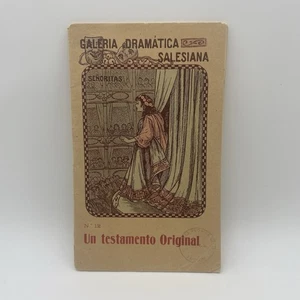Galeria Dramatica Salesiana - J Bellafont Rose - Vintage Barcelona Play - Picture 1 of 7