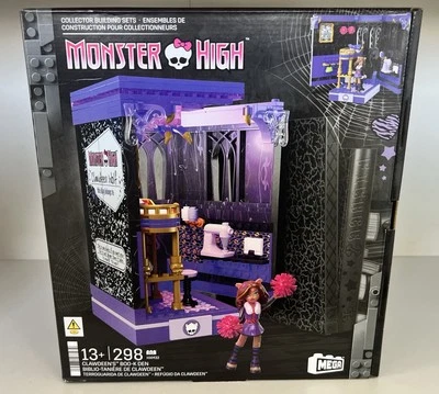 MEGA Monster High Clawdeen's Boo-K Den Collector Building Set 298 Pieces - Image 1 of 4
