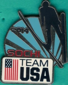 Very Rare 2014 Sochi  USA Olympic Ski Jumping Team NOC Sports Prototype Pin - Picture 1 of 1