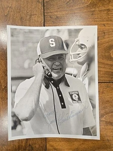 Trainer Jack Christiansen signiertes Foto 1975 Fußball 8x10 - Bild 1 von 3
