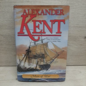 Man of War Alexander Kent 2003 First Edition Naval Fiction McBooks Press - Bild 1 von 16