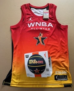 NEW NIKE Caitlin Clark #22 WNBA All Star Game 2025 Jersey Adult L Large & Ball - Picture 1 of 3