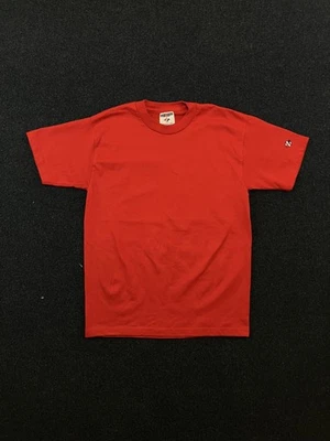 Camisa Jerzees Juvenil Grande 14-16 Roja Mezcla Pesada Hecha en EE. UU. Camiseta Cuello Redondo Foto 1 de 4