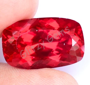 Natural Blood Red Ruby 23.75 Ct Cushion CERTIFIED Mozambique Loose Gemstone - Picture 1 of 5