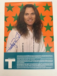 Timothy B Schmidt Eagles Sign Autograph 9.5x13 Tour Book Photo BAS Certified F6 - Picture 1 of 3