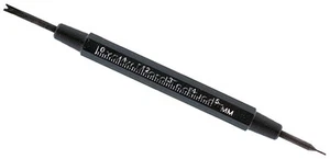 Banda de reloj de pulsera de 6" pin empujador barra de resorte correa removedor de eslabones herramienta de reparación palanca negro - Imagen 1 de 3