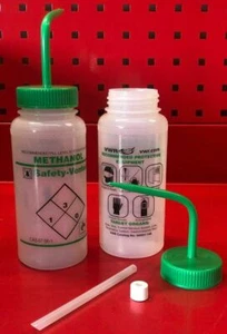VWR Safety-Vented Labeled Wash Bottles, Low-Density Polyethylene, Wide Mouth (Pa - Bild 1 von 1