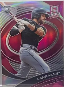 2021 Spectra Pink Velocity, Luis Gonzalez, Chicago White Sox, OF, /40, D - Picture 1 of 2