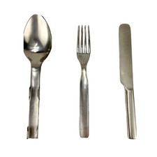 Original military set SWEDEN stainless steel, spoon, knife, fork