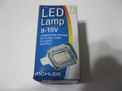 Kichler (18120) LED 灯(透明)12V T5 侧座 2700K 120 度灯泡 (1.5W) — 第 1/2 张图片